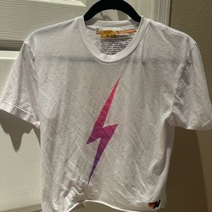 Aviator Nation Bolt Fade Boyfriend Tee - Size Small. Worn once. Like new.